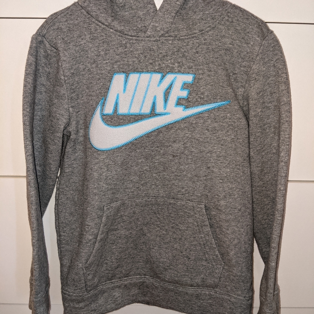 Nike Boy's Gray Hoodie (Sz 7)